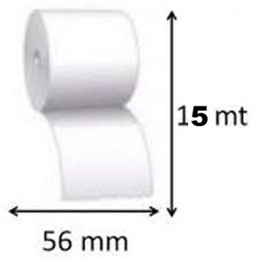 56X16 TERMAL YAZAR KASA RULOSU (56X15) 