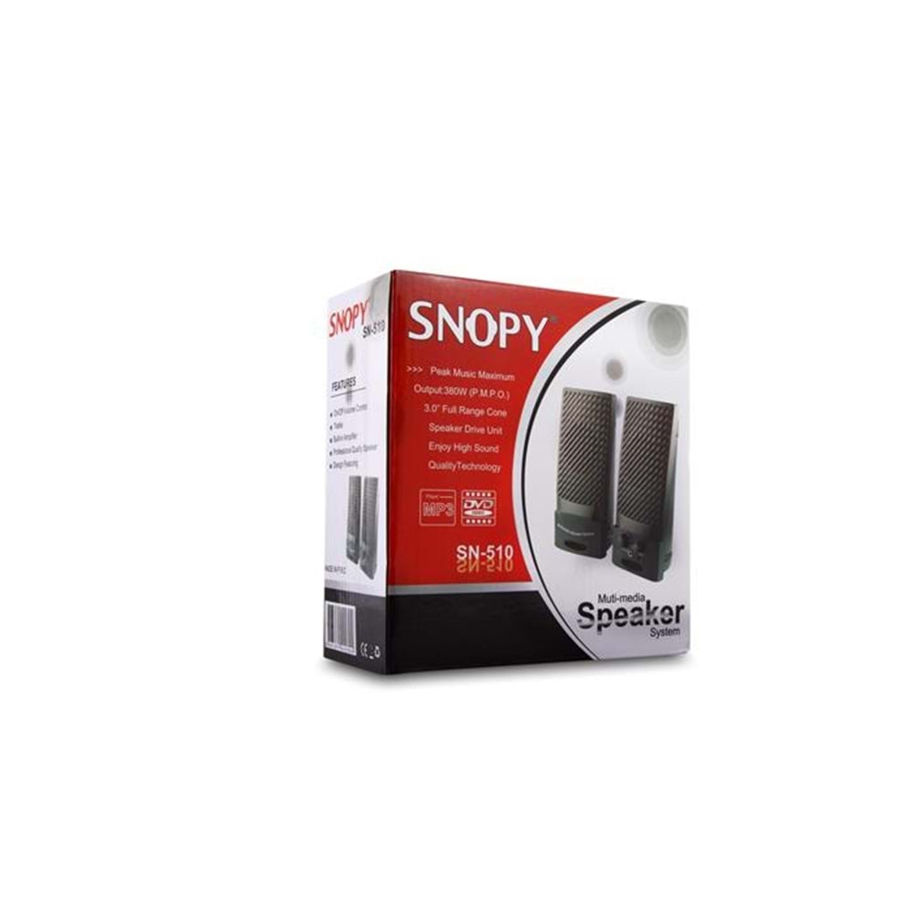 SNOPY SN-510 2.0 Siyah USB Hoparlör
