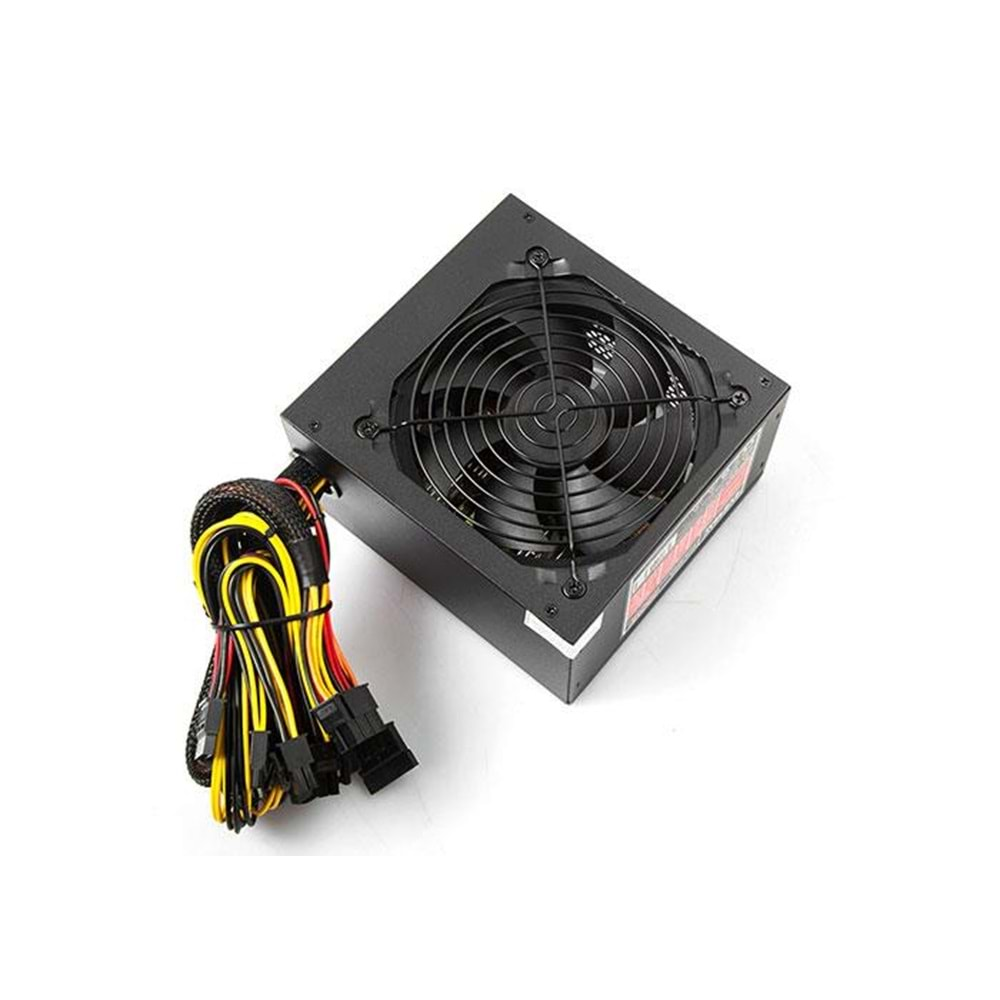 EVEREST EPS-600A 600W Metalik 12cm Fanlı Aktif PFC Power Supply