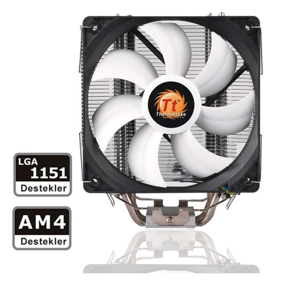 THERMALTAKE CL-P039-AL12BL-A AM2-AM3-AM4-FM1-FM2-LGA 1151 12cm Contac Silent Cpu Soğutucusu