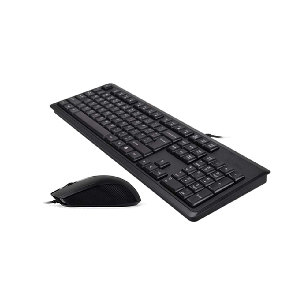 A4 TECH KR-9276 Q Türkçe USB Standart Siyah Klavye+ Mouse