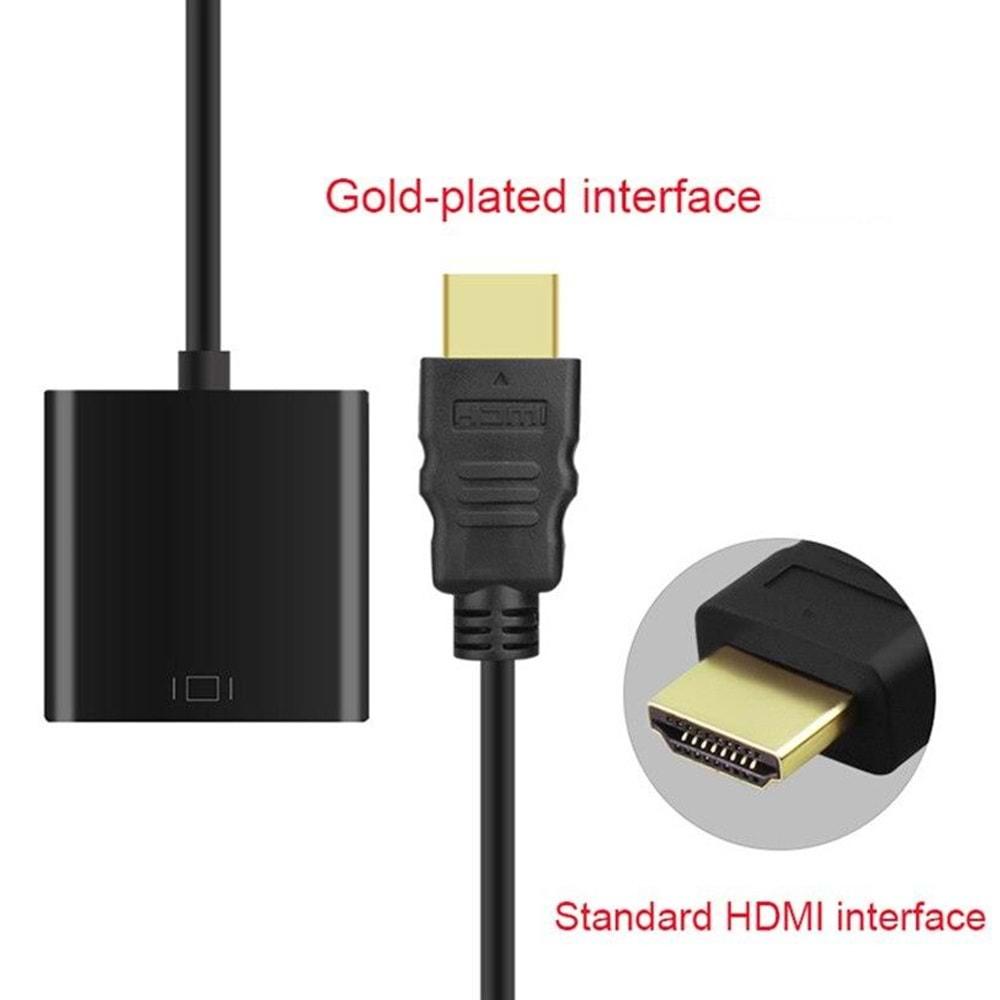 CODEGEN CDG-CNV31 HDMI Erkek - VGA Dişi Çevirici Adaptör