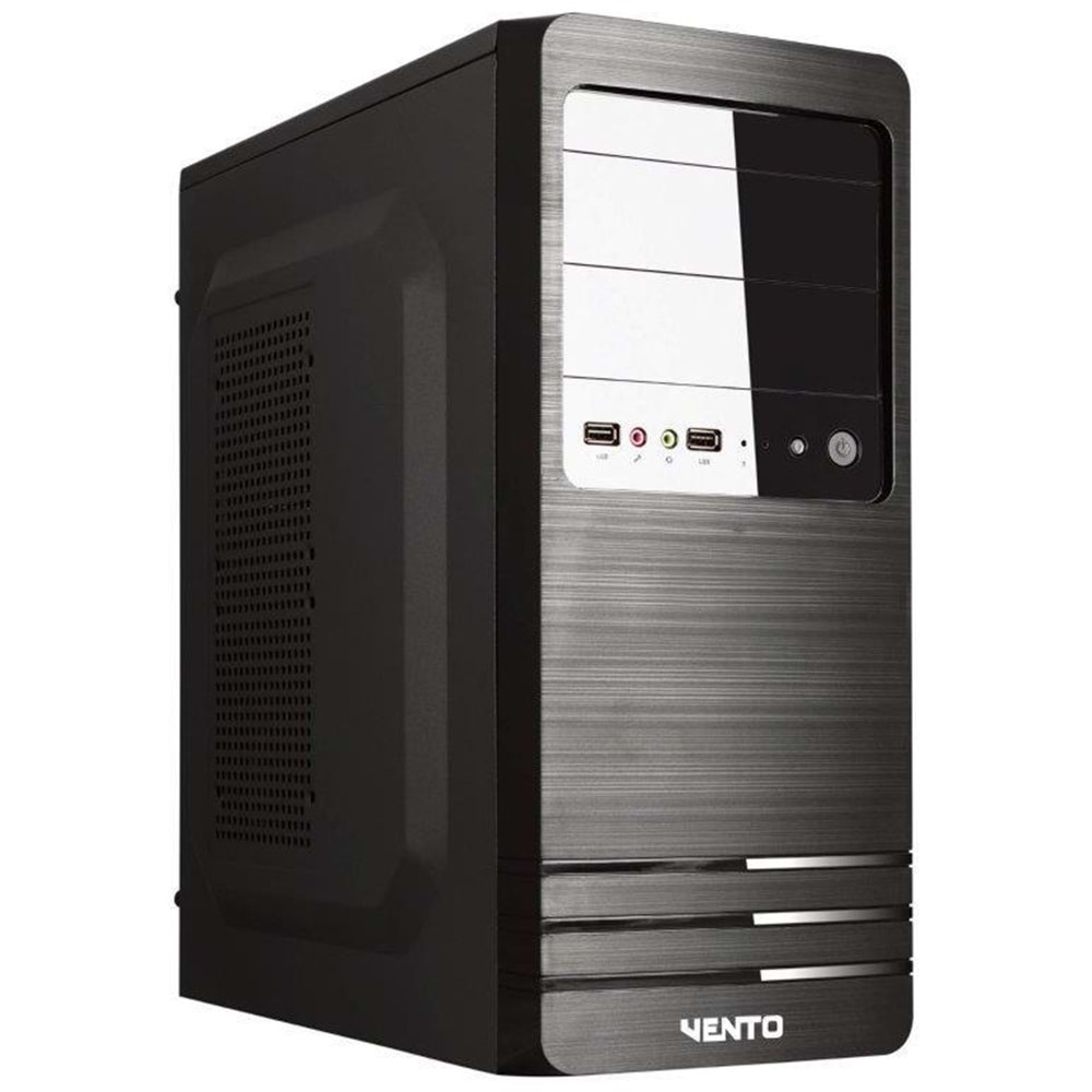 VENTO VS114F 300W Siyah Mid Tower ATX Kasa