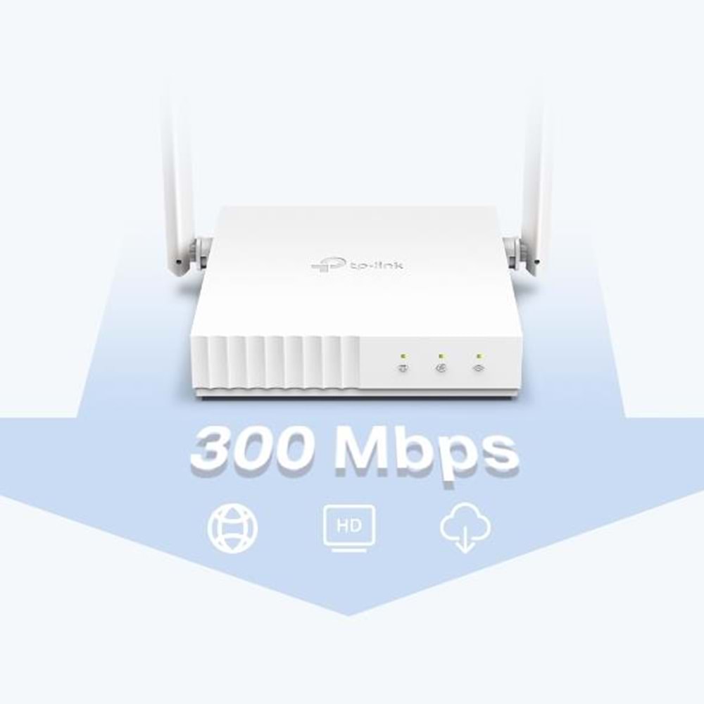 TP-LINK TL-WR844N 4 Port 300mbps 2xAnten Kablosuz N Router