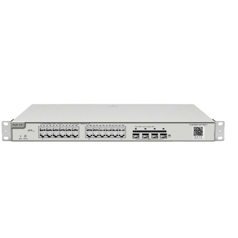 RUIJIE-REYEE RG-NBS3200-24GT4XS-P 24 Port 10/100/1000 Yönetilebilir (L2) 4 ADET 10G SFP Rack mount POE/POE+ 370W Switch