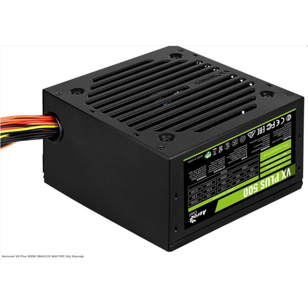 AEROCOOL AE-VXP500 500W Power Supply Aktif PFC