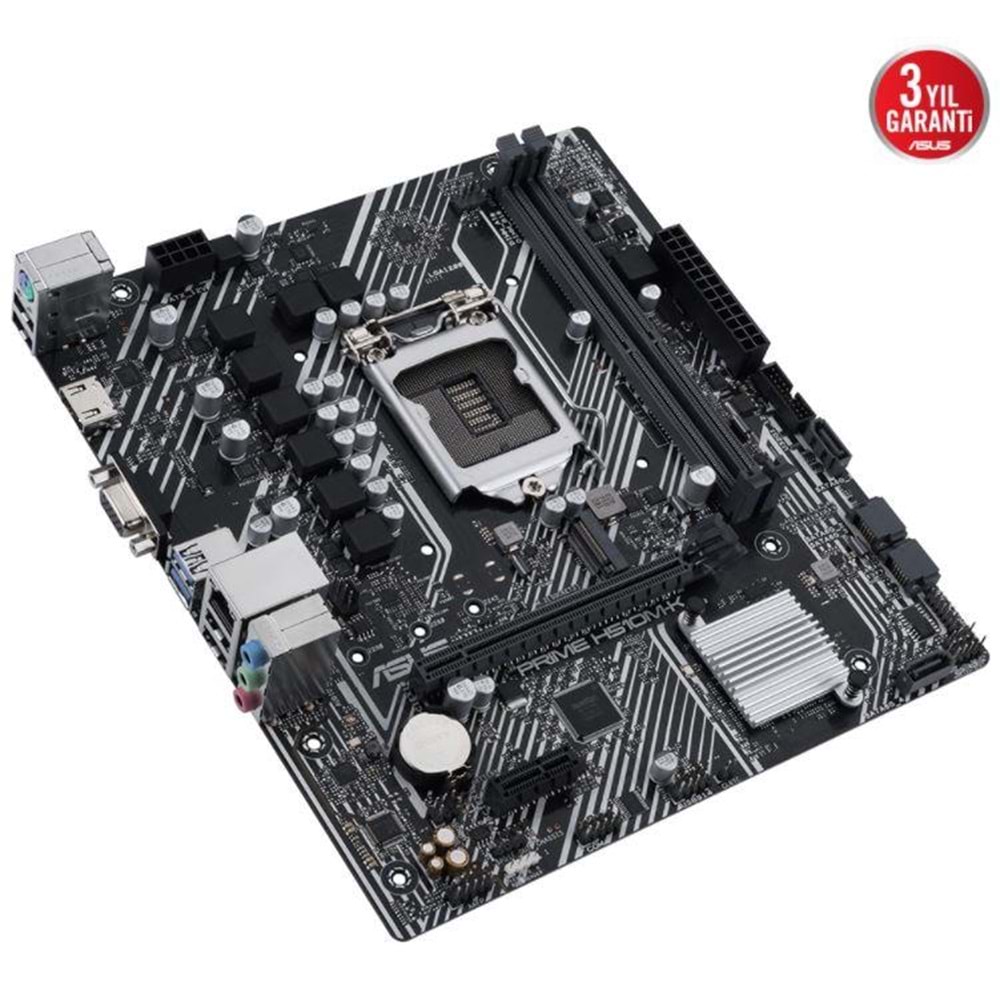 ASUS PRIME H510M-K H510 DDR4 Vga GLan mATX HDMI USB3.2 M.2 1200Pv2 Anakart