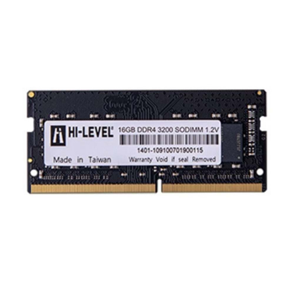 HI-LEVEL HLV-SOPC25600D4/16G 16GB (Tek Parça) DDR4 3200Mhz Notebook Bellek