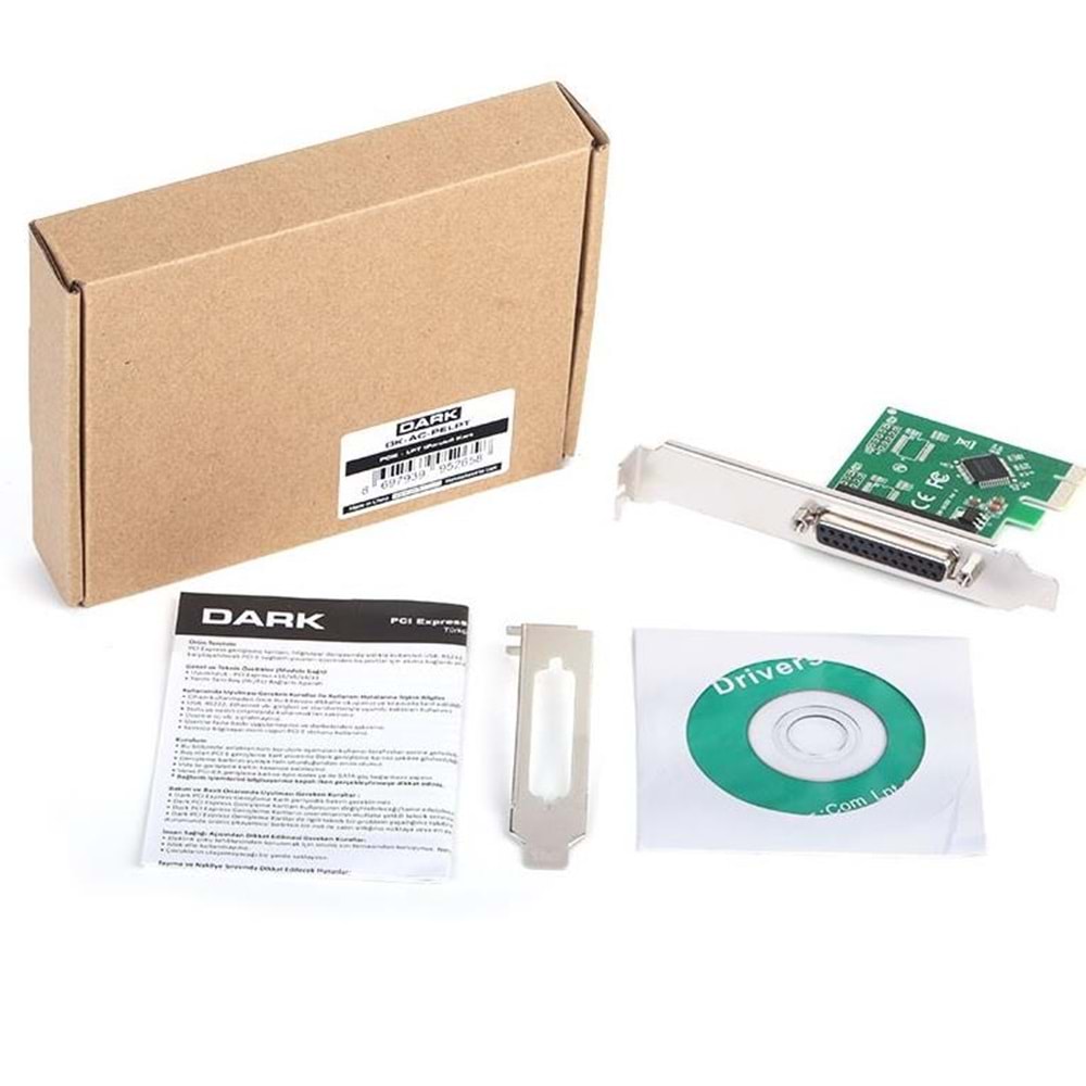 DARK DK-AC-PELPT 1 adet Paralel port için PCI Express