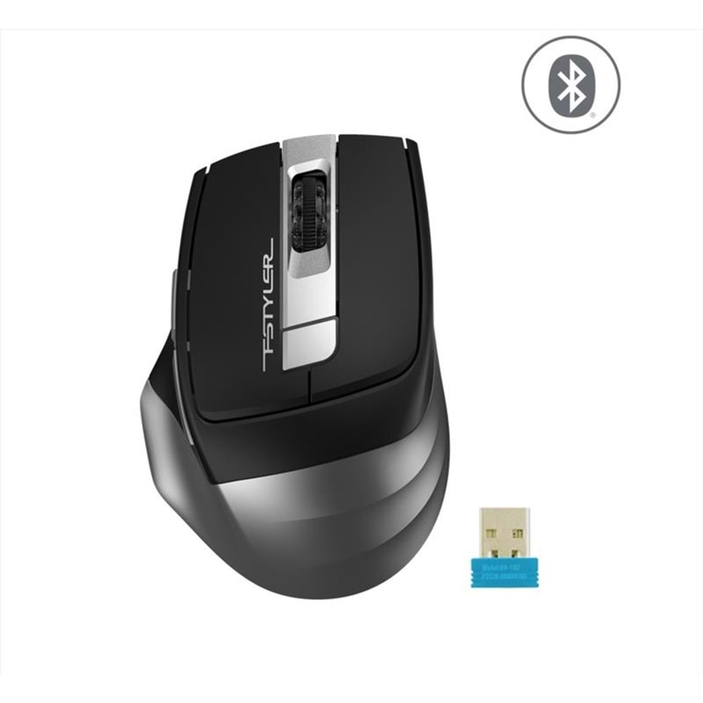 A4 TECH FB35 Bluetooth & 2.4G Kablosuz 2000dpi Gri Nano Mouse