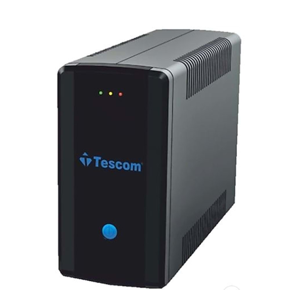 TESCOM LEO+ 850 VA (1x12v 9AH Akü) Line Interactive 5/10 dk UPS