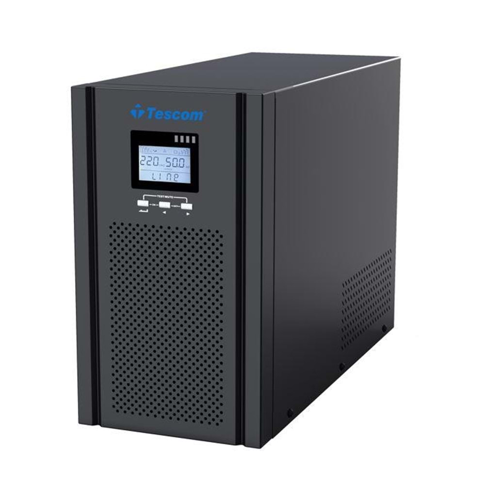 TESCOM TEOS+ Online 3 KVA 5-10 dk (6x12v 9AH Akü ) UPS