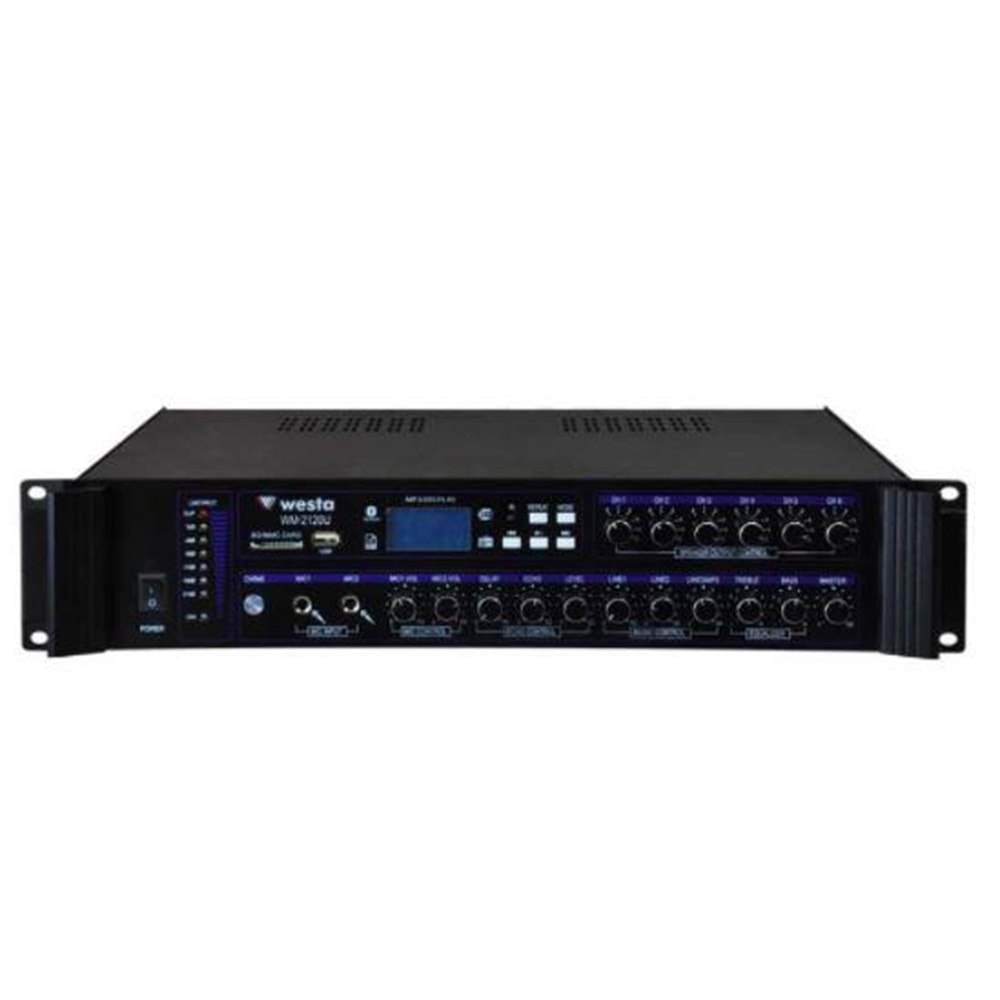 WESTA WM-2120U 120W 6 Zone Mikser Amfi