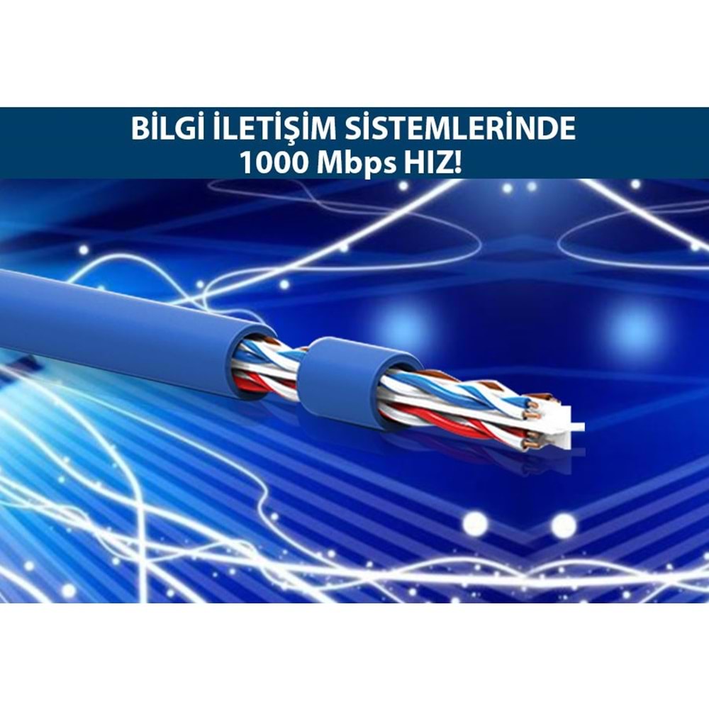 INCA ICAT6-305M CAT6 UTP 305 Metre 23 AWG 0.57MM Network Kablosu