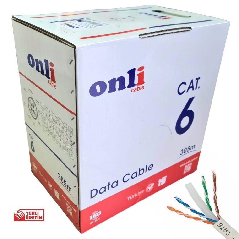 ONLİ CAT6 UTP 305 Metre 24awg Network Kablosu