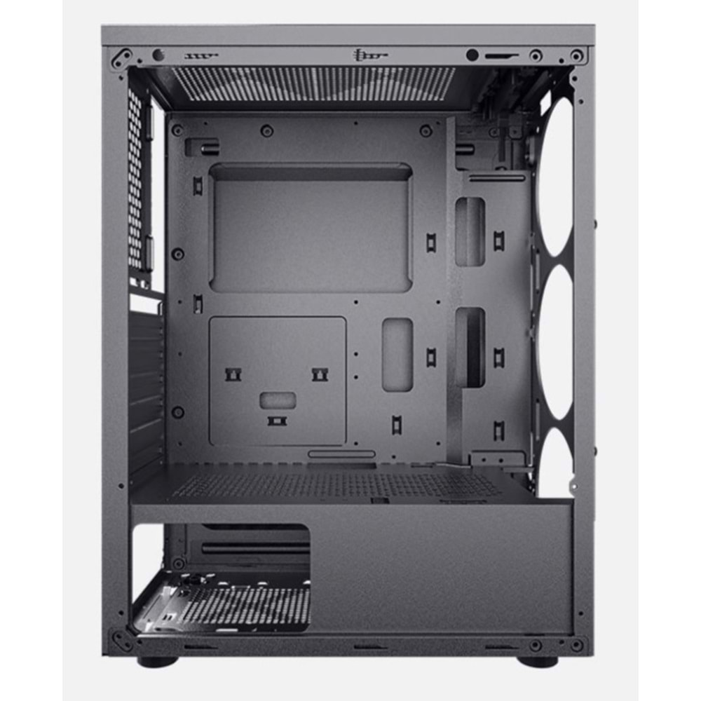 POWER BOOST VK-1651 500W Siyah Mid Tower ATX Kasa