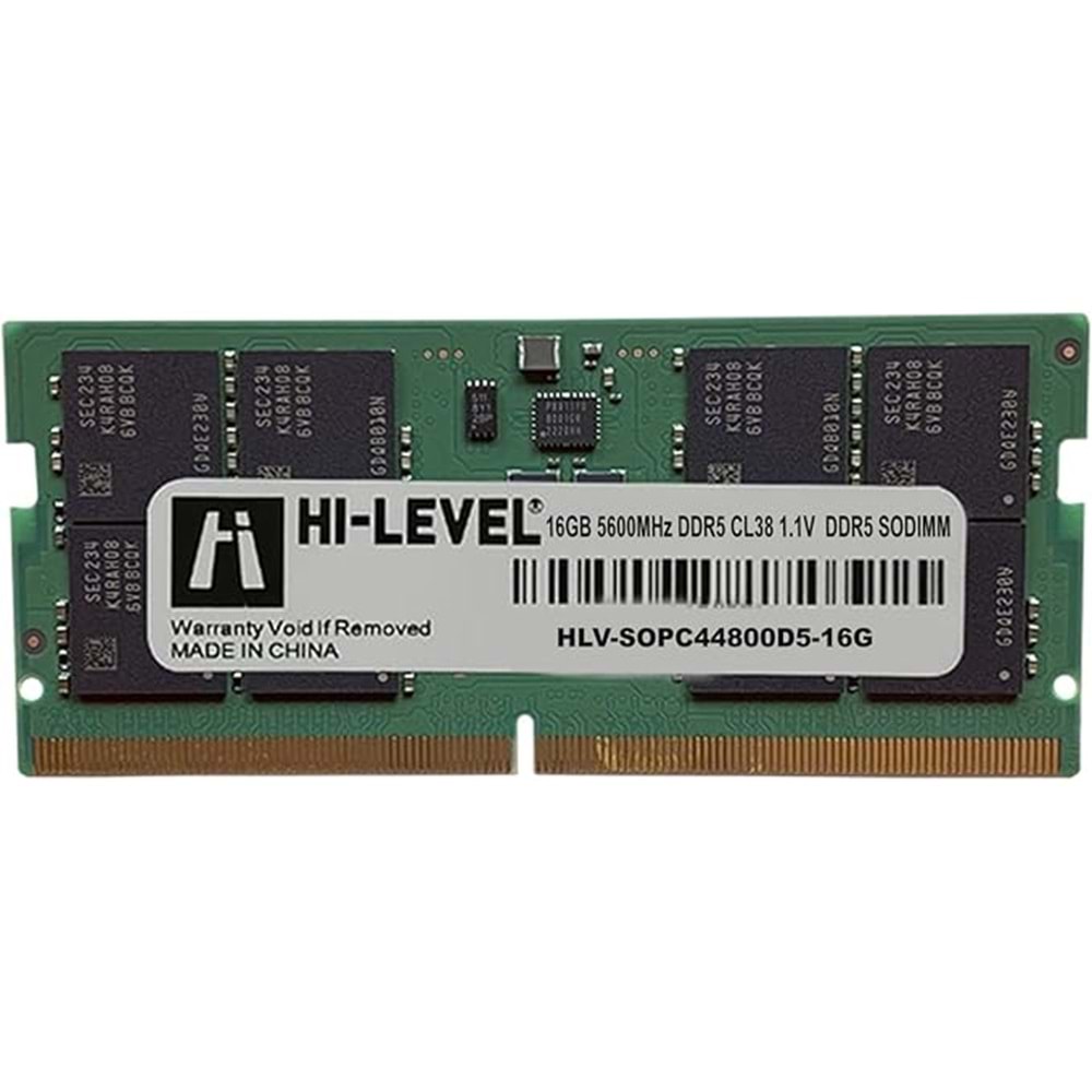 HI-LEVEL HLV-SOPC44800D5-16G 16GB DDR5 5600MHz Notebook Bellek
