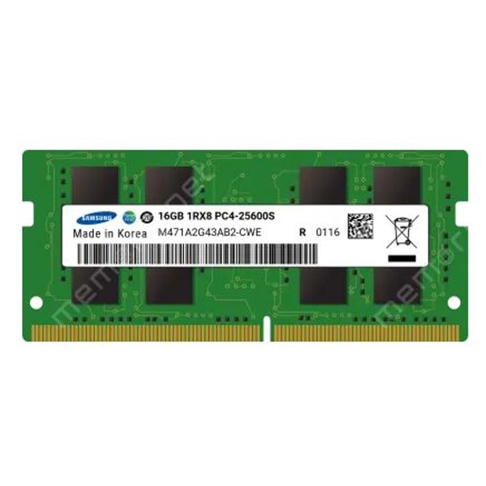 SAMSUNG M471A2G43AB2-CWE 16GB (Tek Parça) DDR4 3200Mhz Notebook Bellek