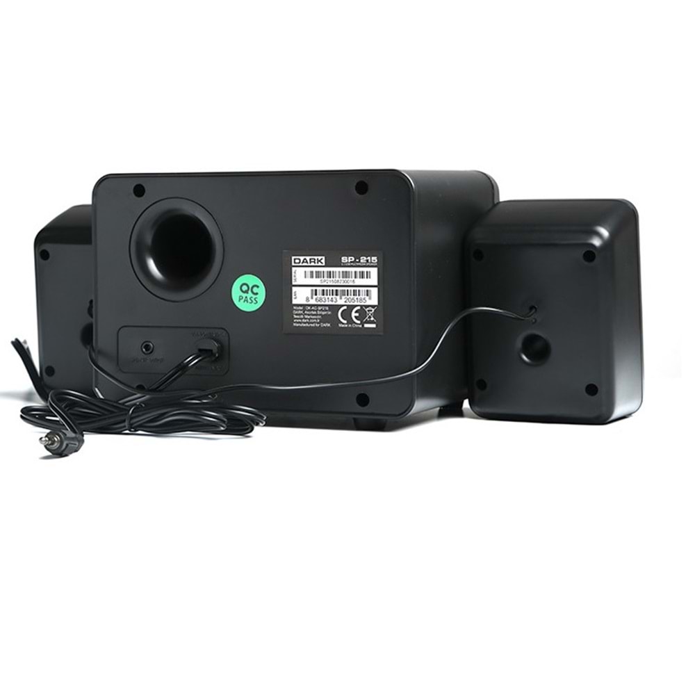 DARK SP215 2+1 11W Siyah Multimedya Hoparlör