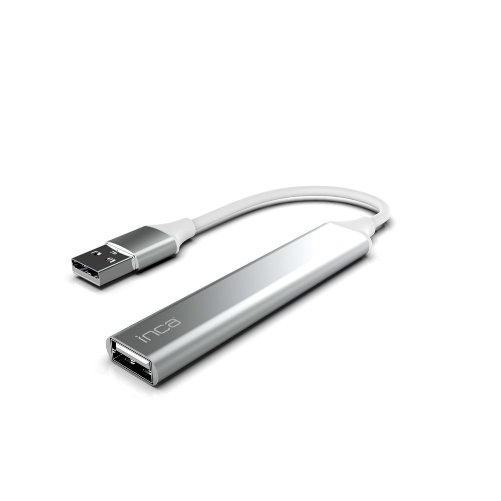 INCA IUSB-04T USB 3.0 +3*USB 2.0 Slim Aluminyum Kasa USB Çoklayıcı