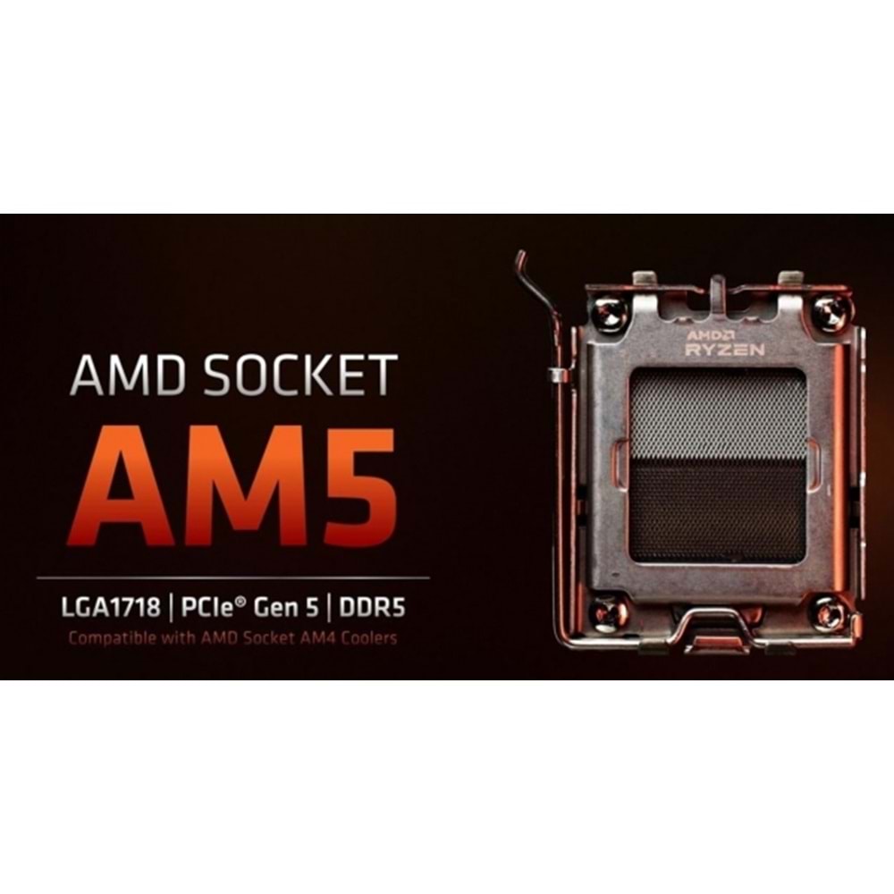 AMD Ryzen 7 7700X (8 Çekirdek) 4.5GHz ~ 5.4GHz 32mb AM5 İşlemci Tray (Fansız)