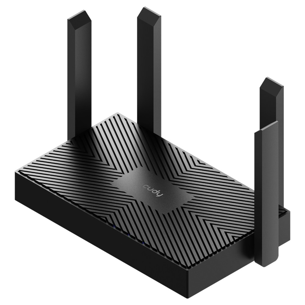 CUDY WR1500 4 Port 10/100/1000Mbps AX1500 4 Anten Masaüstü Router