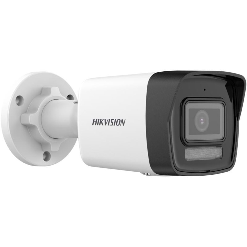 HIKVISION DS-2CD1043G2-LIUF 1/3'' Cmos Sensör 4MP 4mm Smart Hybrid Light POE Sesli Bullet IP Güvenlik Kamera