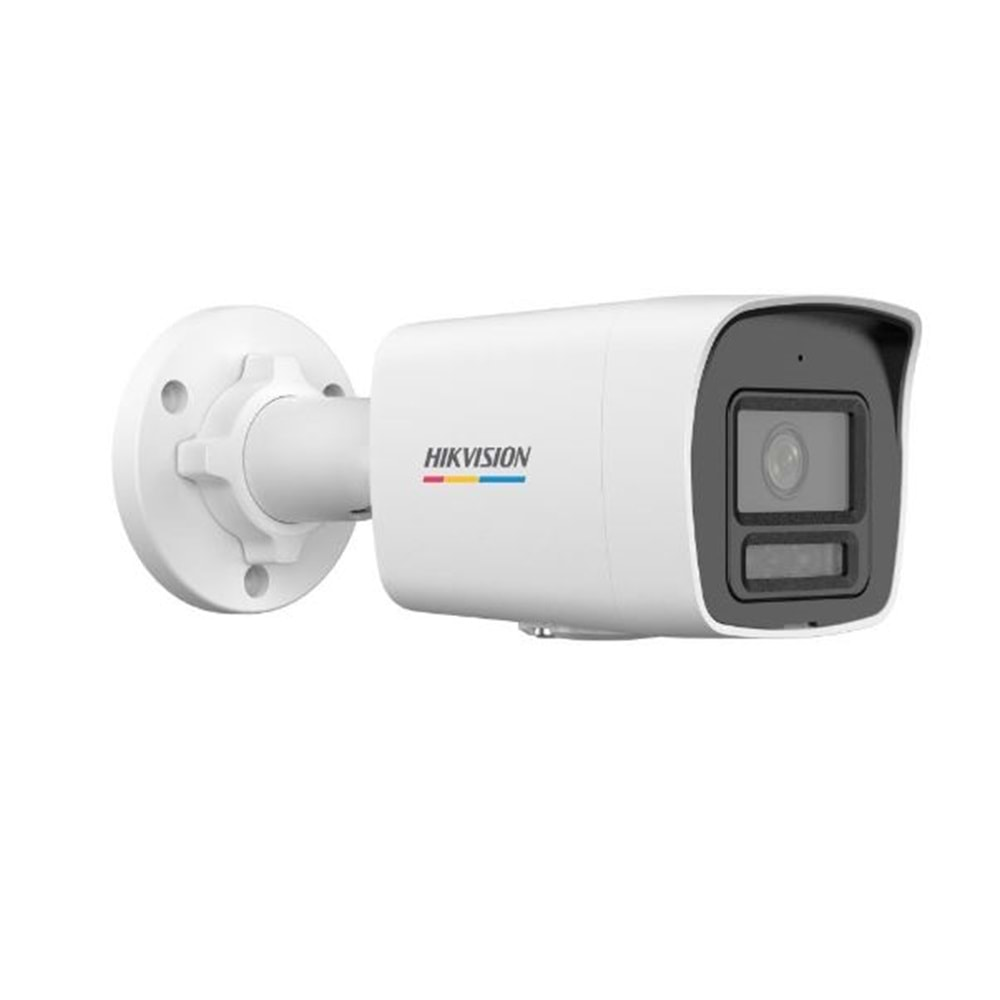 HIKVISION DS-2CD1047G2H-LIUF 1/3'' Cmos Sensör 4MP 2.8mm Smart Hybrid Light POE Sesli ColorVu Bullet IP Güvenlik Kamera