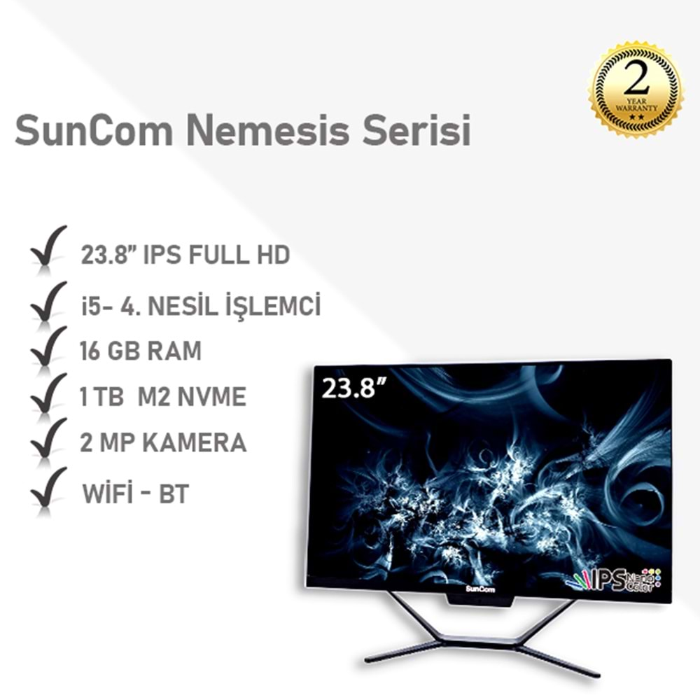 SUNCOM Nemesis SCA-102 i5-4570T 16GB 1TB SSD 23.8