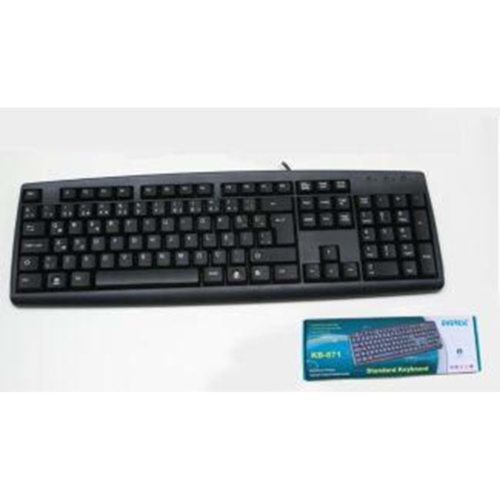 EVEREST KB-871U Q Türkçe USB Standart Siyah Klavye