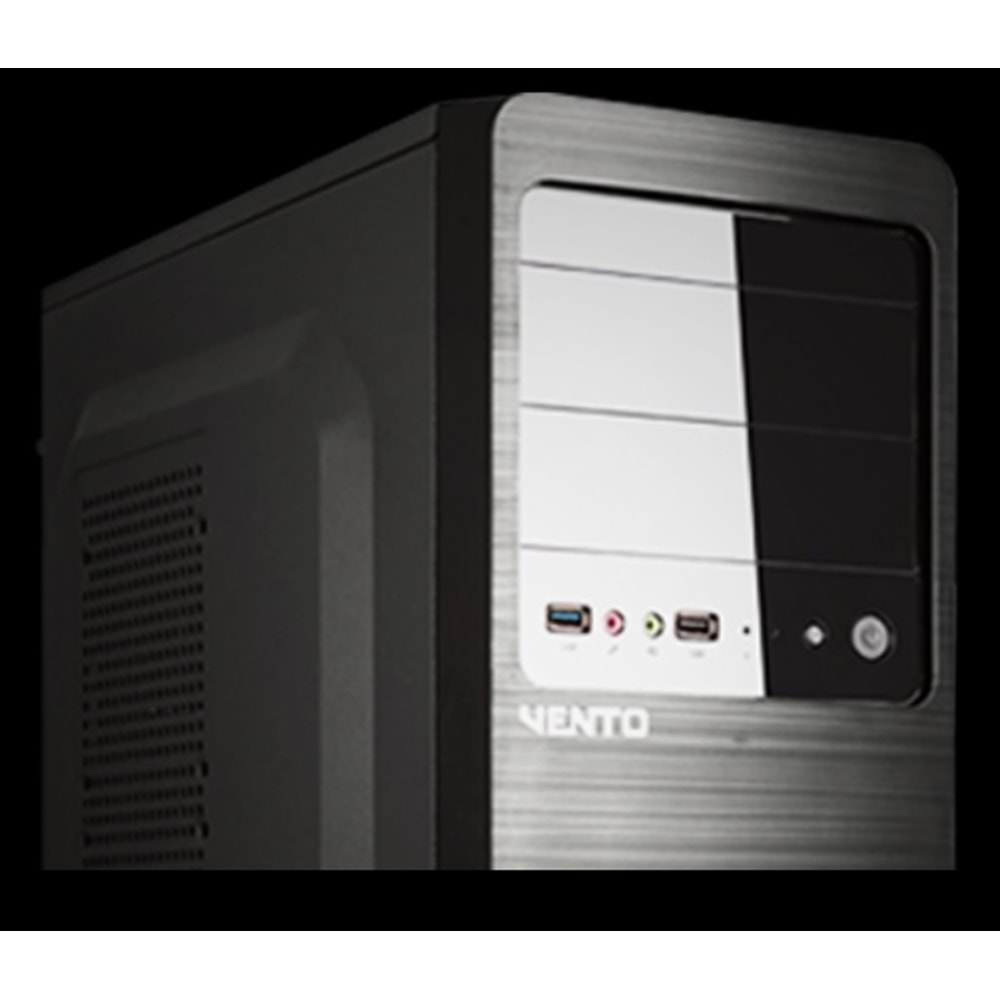 VENTO VS114F 500W Peak Siyah Mid Tower ATX Kasa