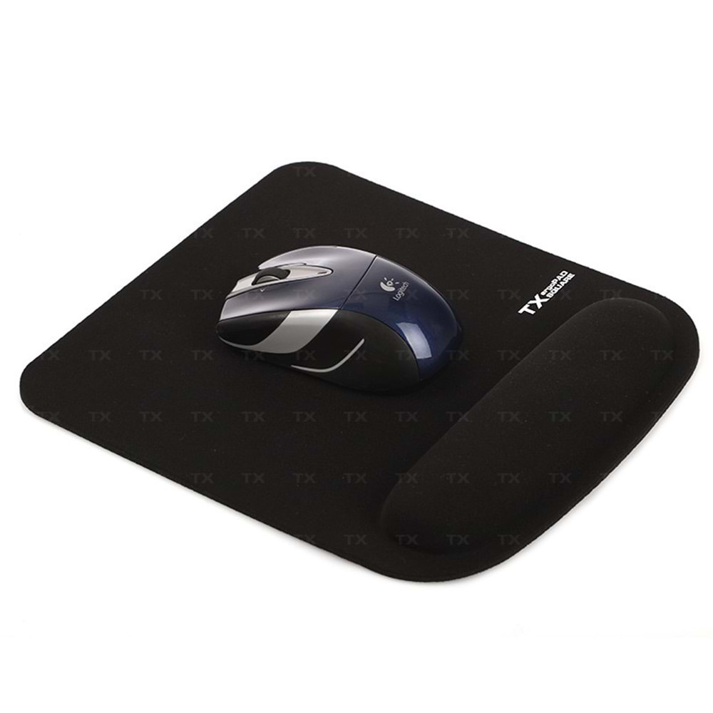 TX ErgoPad SQUARE TXACMPAD05 (210x230mm) Siyah Bilek Destekli Jel Mouse Pad