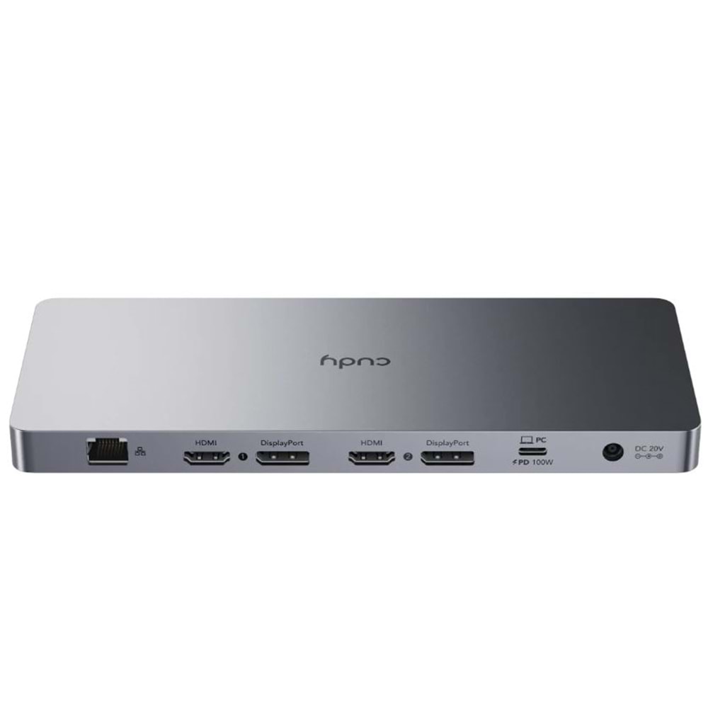 CUDY CS700 13-IN-1 10Gbps Alüminyum USB-C Dual 4K Docking Station