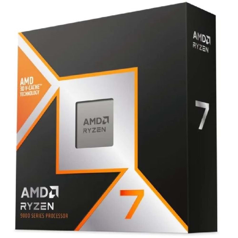 AMD Ryzen 7 9800X3D (8 Çekirdek) Up to 5.2 GHz 96mb AM5 İşlemci Box (Fansız)