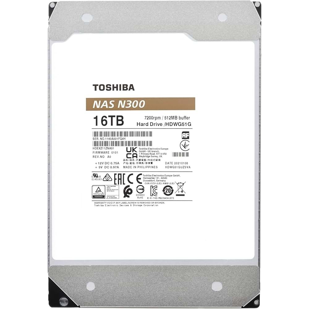 TOSHIBA HDWG51GUZSVA N300 3.5