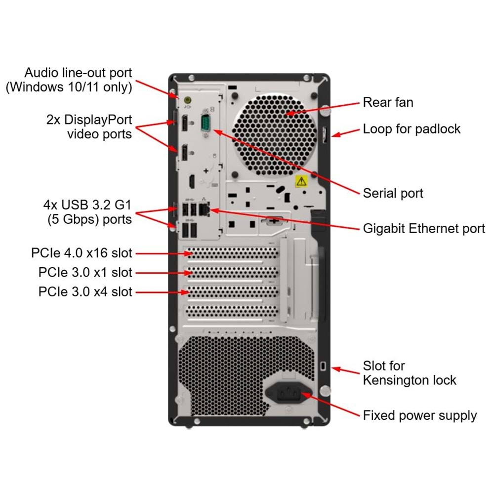 LENOVO ST50 V2 7D8JA043EA-V1 XEON E-2324G 16GB 2x960 SSD 4U TOWER Raid 0,1 Server