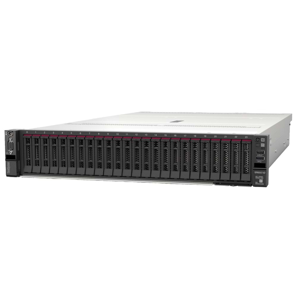 LENOVO SR650 V2 7Z73A0AGEA-V2 SILVER 4310 12C 2.1GHZ 32GB(1x32) 3X960 SSD (Enterprise) 2U RACK 1x1100W Titanium Server