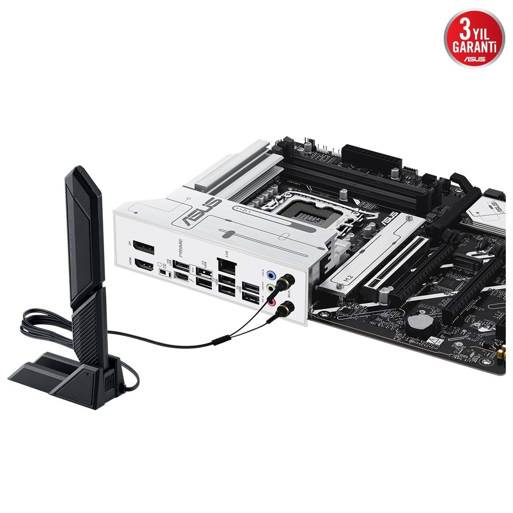 ASUS PRIME Z890-P WIFI Z890 DDR5 (Vga Yok) GLan 2.5G ATX HD DP TND US3 M2 WİFİ7 BT 1851p Anakart