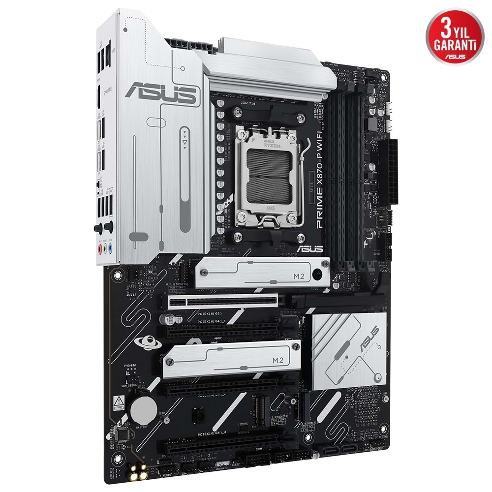 ASUS PRIME X870-P WIFI Z890 DDR5 (Vga Yok) GLan 2.5G ATX HD DP TYP-C WİFİ7 BT M2 1851p Anakart