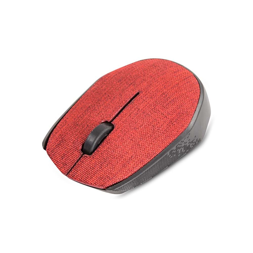 EVEREST KM-218 USB Kablosuz 2.4Ghz Kırmızı Kumaş Yüzey Mouse
