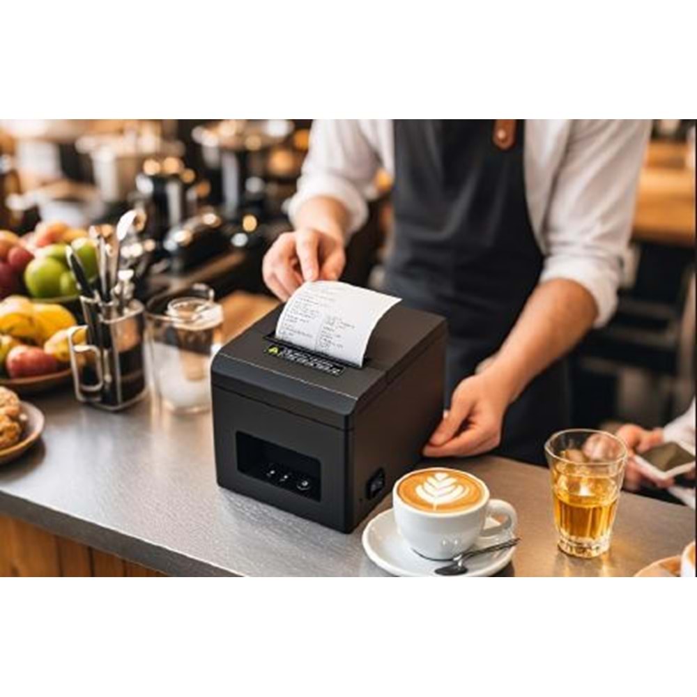 ZenPos GNS-TS180 Thermal Usb + Ethernet 203 dpi Fiş Yazıcı 80mm