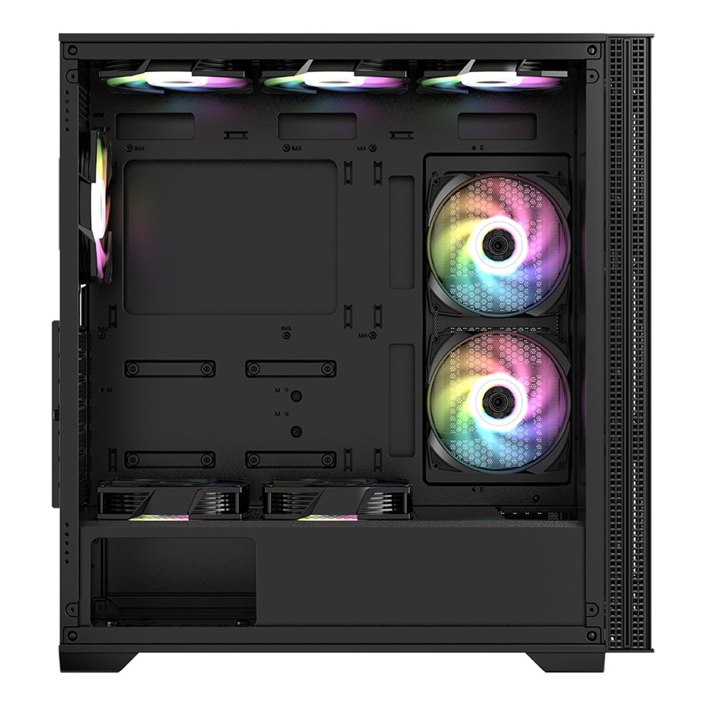 FRISBY FC-9535G 650W 80+ Siyah Mesh Panel Full Tower E-ATX Kasa