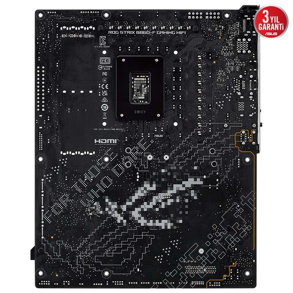 ASUS ROG STRIX B860-F GAMING WIFI B860 DDR5 (Vga Yok) GLan 2.5G ATX HD DP TYP-C M2 WİFİ BT RGB 1851p Anakart