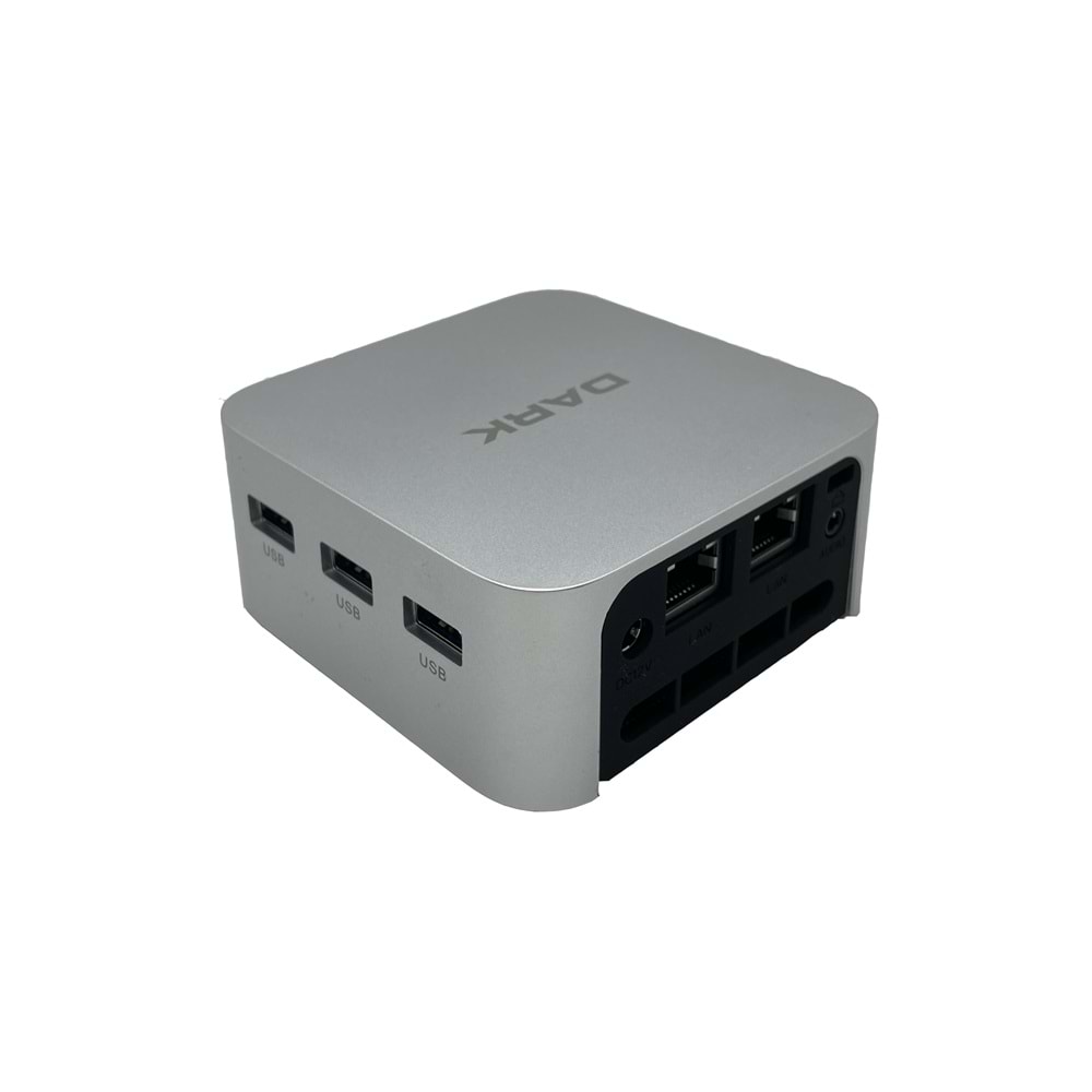 DARK MPC MPC-N100 N100 8GB 256GB SSD W11P Gümüş Mini Bilgisayar