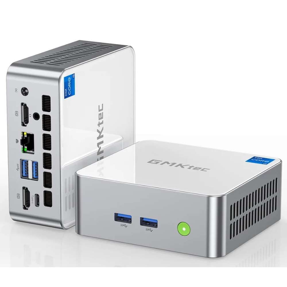 GMKtec M3 GTC-M3 i5-12450H 16GB 512GB SSD W11P Gümüş Mini Bilgisayar