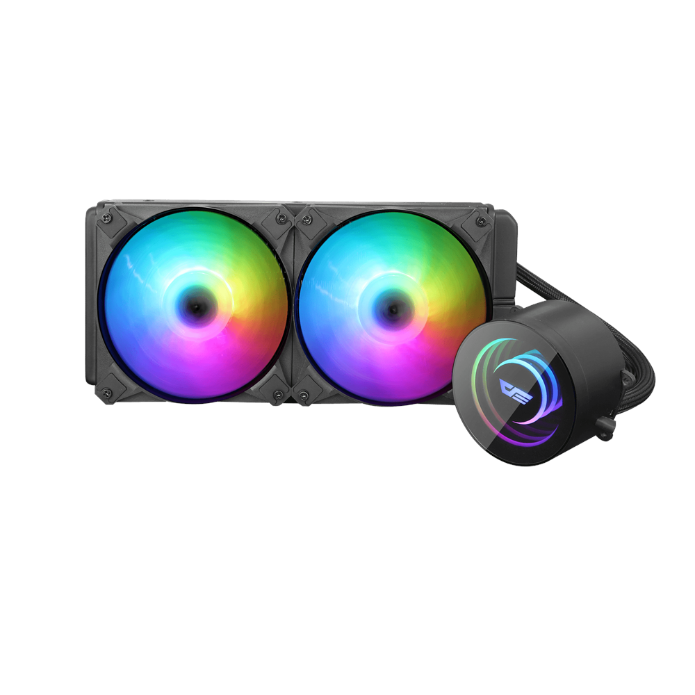 AIGO DX240 V2.6 1700/1851/1200/AM5/ 240 mm ARGB Siyah Sıvı Soğutma