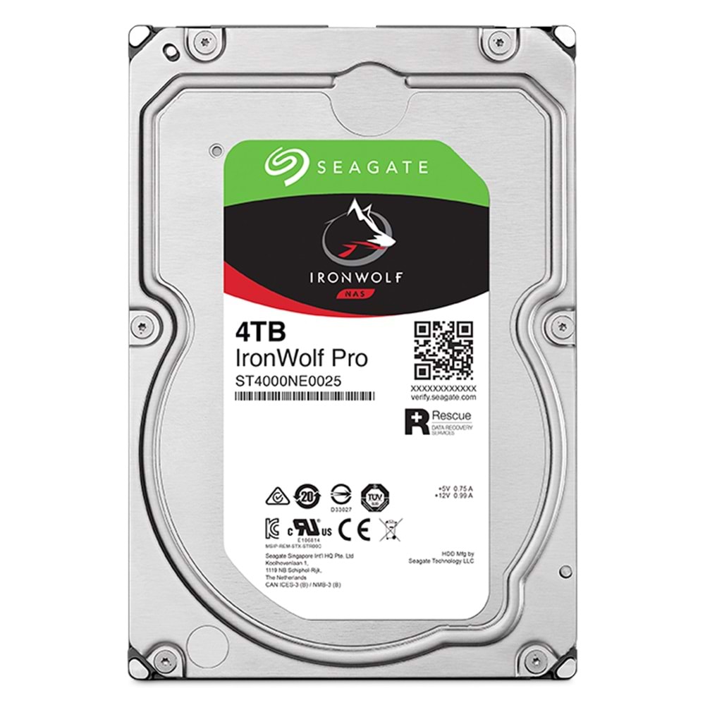 SEAGATE ST4000NT001 IRONWOLF PRO 3.5