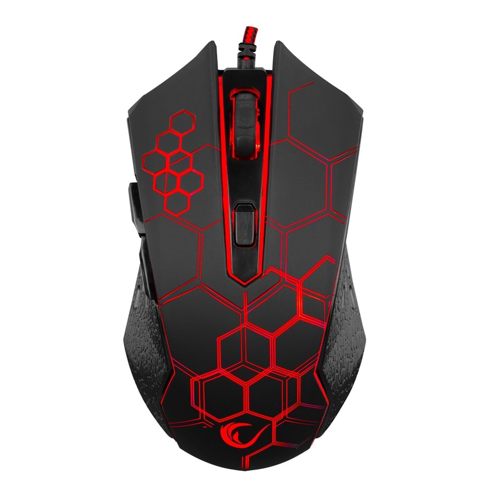 RAMPAGE KM-404 ARGENTI Q Türkçe Siyah Rainbow Aydınlatmalı Klavye+Mouse+Pad+Kulaklı