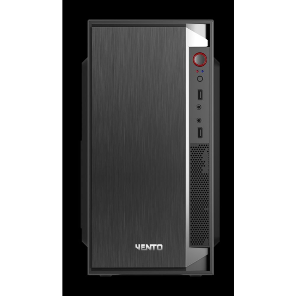 VENTO VS119S 400W Peak Siyah Mini Tower M-ATX Kasa