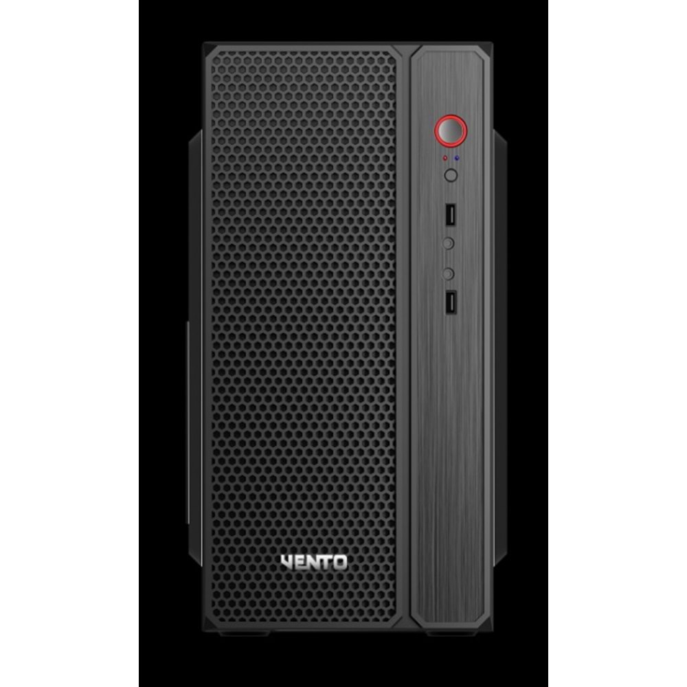 VENTO VS118S 400W Peak Siyah Mini Tower M-ATX Kasa